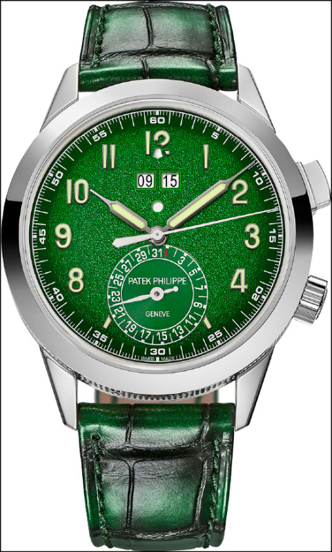 5322G-010鬧鐘腕錶，搭載AL 30-660 S C自動上鍊機芯，18K白金錶殼，錶徑41mm，8,765,000元。