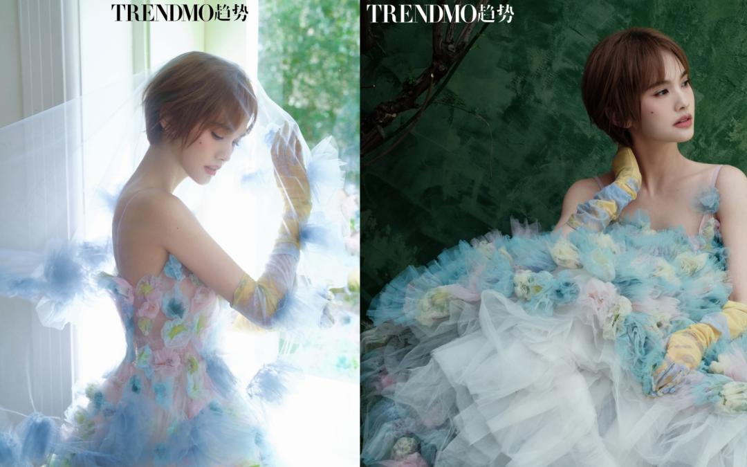 楊丞琳這套宛若坐在花海中的禮服，為她形塑仙女氣質，受到粉絲熱烈好評稱讚。