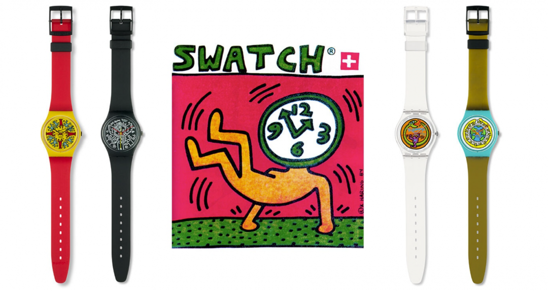Swatch與Keith Haring共同合作Swatch Art Special。
