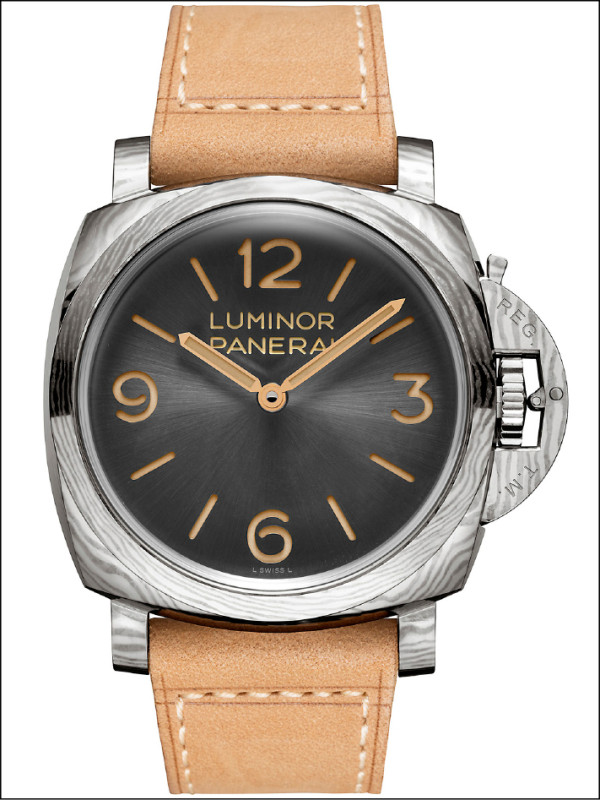 Panerai Luminor手動上鍊腕錶（PAM01629），搭載P.3000手動上鍊機芯，鍛造鈦金屬錶殼，錶徑47mm，防水深度100米，限量100只，各711,000元。
