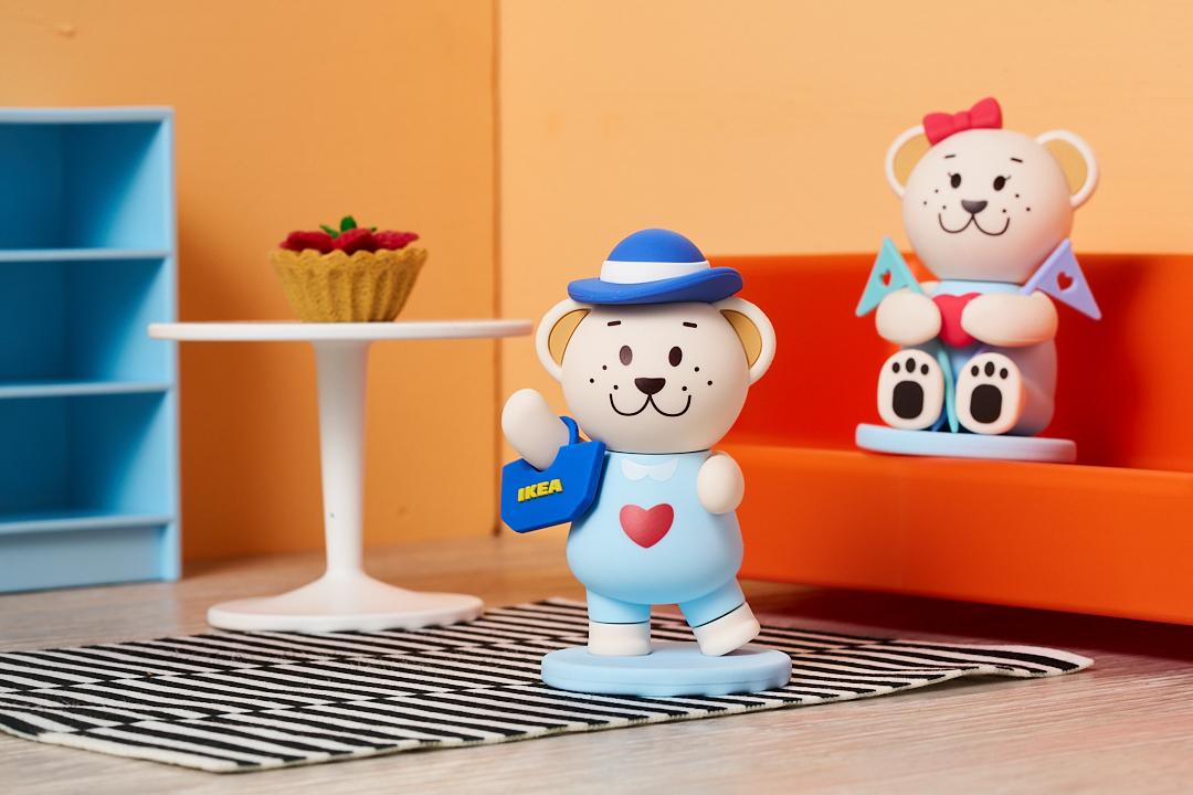 IKEA首度推出「20週年紀念版小熊盲盒」，只送不賣。（IKEA提供，以下同）