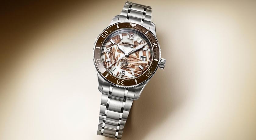 萬寶龍竟把化石當錶盤！超人氣Iced Sea潛水錶藏地質寶藏 每款都不同