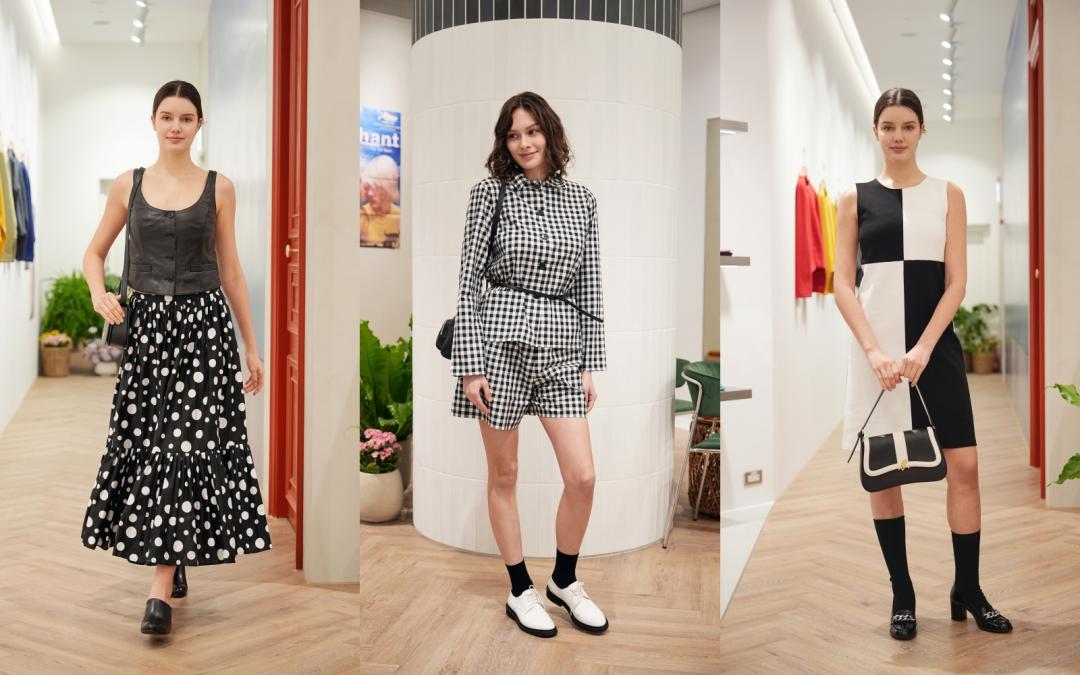 法式優雅底蘊以復古幾何圖案呈現。