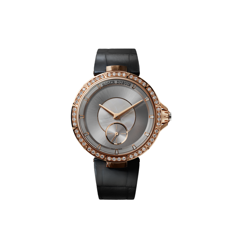 王者系列湖之女神腕錶，晨霧灰。（Roger Dubuis提供）