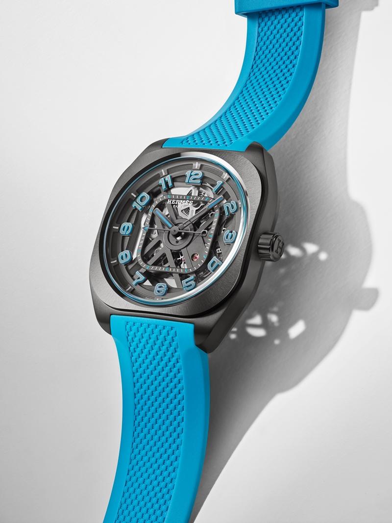 H08 Squelette鏤空腕錶。（Hermès提供）