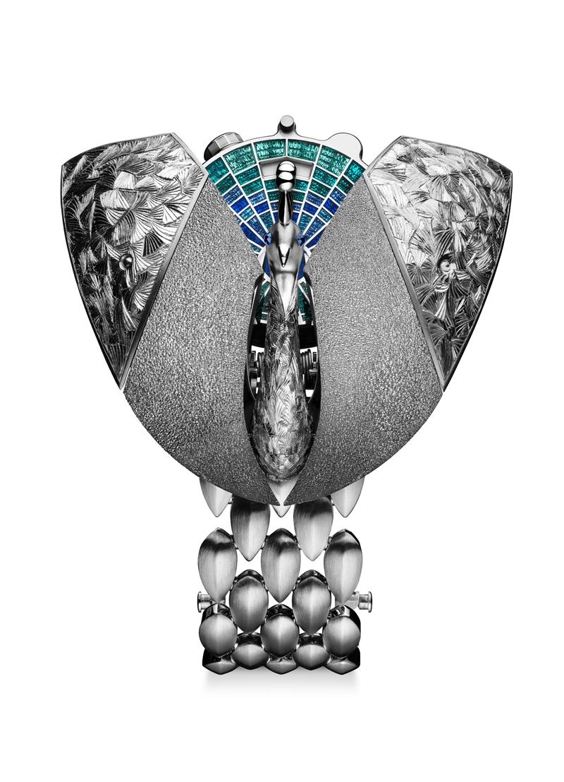 Etablisseurs Peacock腕錶。（Audemars Piguet提供）