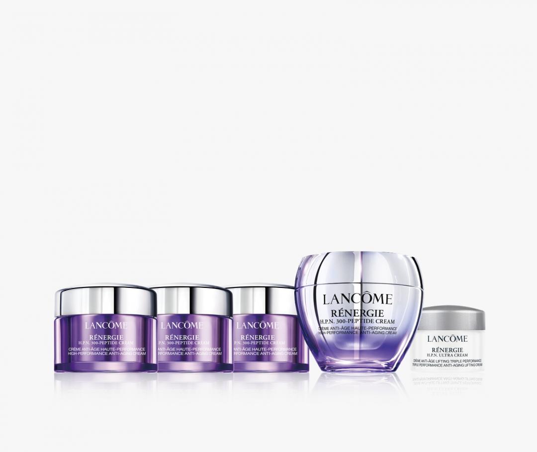 LANCOME超緊顏多肽抗痕霜組，價值9,800元、優惠價4,900元，限量50組(忠孝館)。