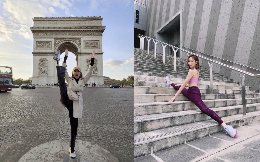 舞蹈系畢業的夏語心，畢業多年始終維持健身習慣。