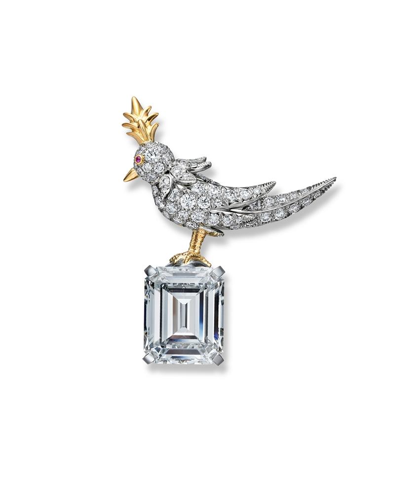 Tiffany經典的石上鳥作品。（Tiffany & Co.提供）