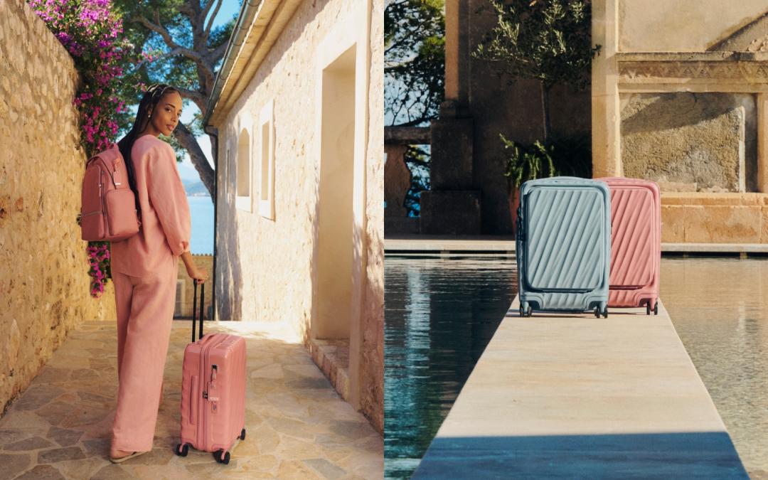 延續地中海靈感，春季推出蒼翠百裏香綠、日光粉陶色與燦爛柔霧黃等鮮明色調的旅行單品。