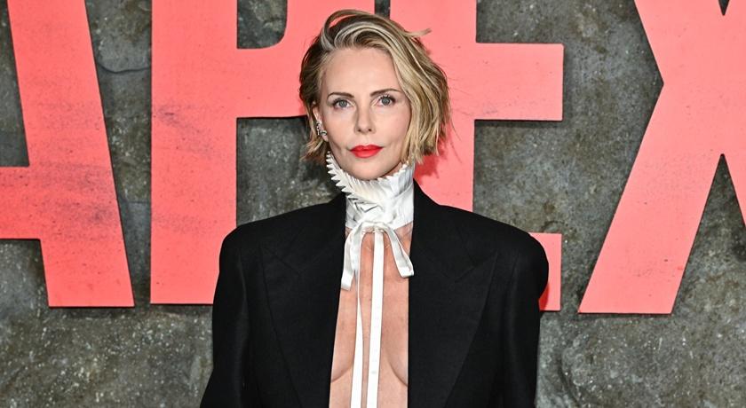 好萊塢明星莎莉賽隆。（美聯社）