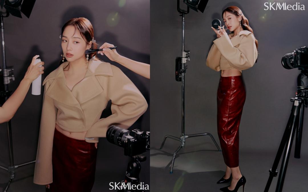 鬼鬼這套中空造型，若不是手上抱著女兒，誰看得出來她已經當媽了？連她都說自己常常忘記有女兒。