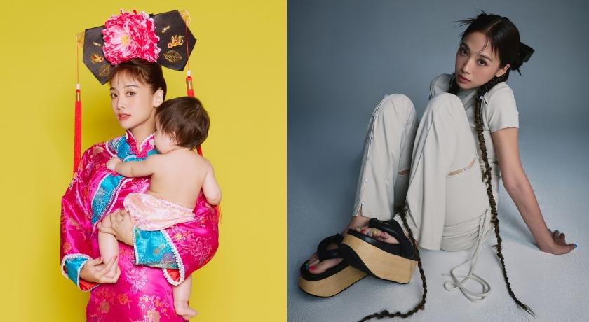 鬼鬼去年把女兒保護得嚴密，直到今年孩子滿一歲後，才公開母女合照，讓外界稍微得以窺見「妹子」真容。