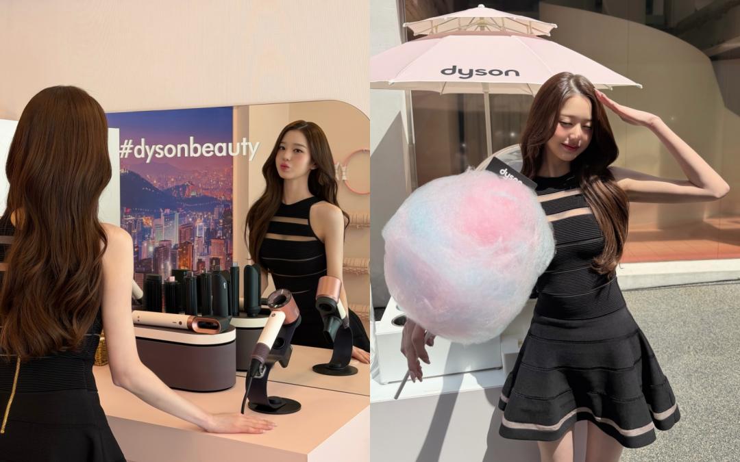 張員瑛出道以來常以洋娃娃鬈髮造型示人，拿下dyson品牌大使身分，讓這頭秀髮的價值不斷攀升。