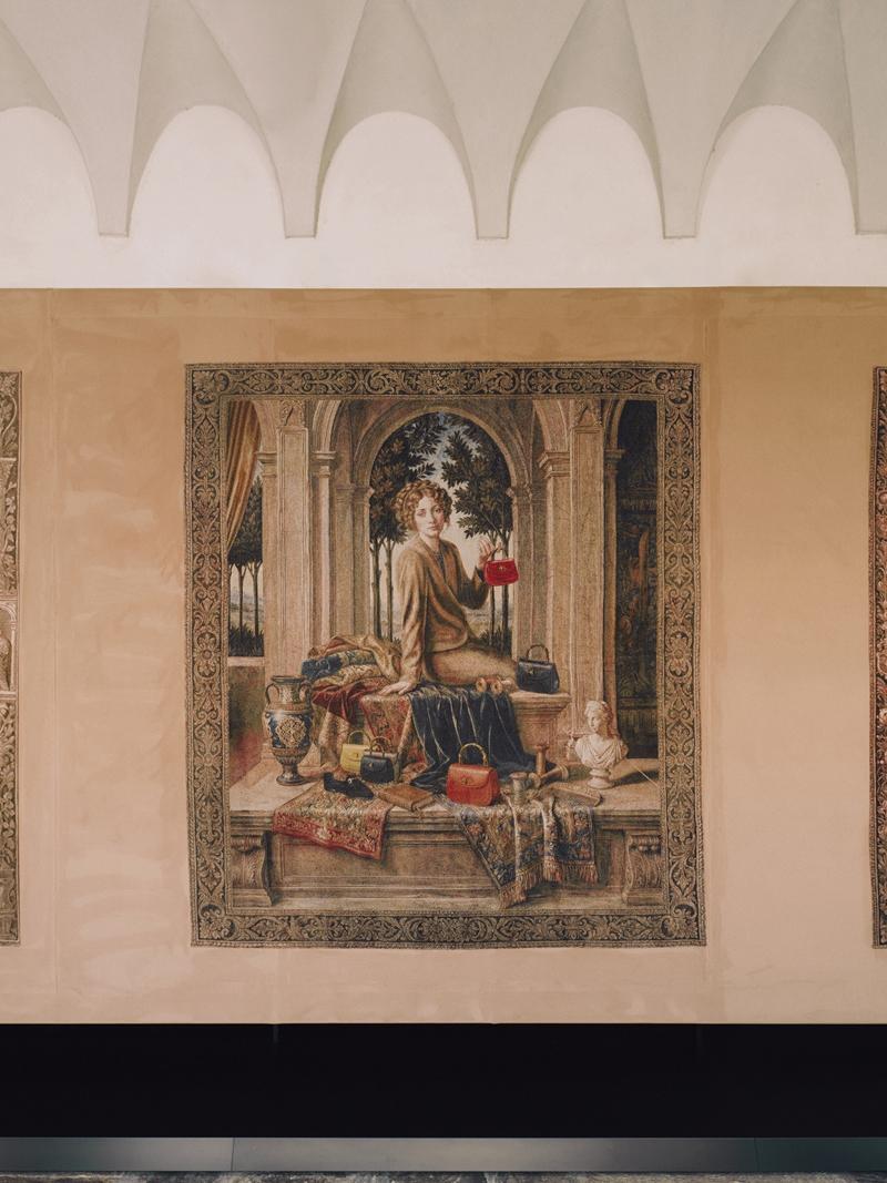 米蘭設計週把記憶化為展覽敘事！Gucci以12幅掛毯重現105年品牌歷史