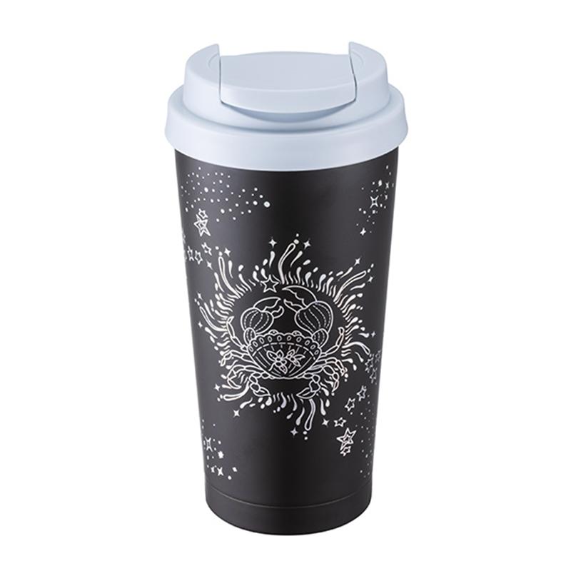 巨蟹星座不鏽鋼杯，1,480元。容量：473毫升。附有專屬禮盒。（星巴克提供）