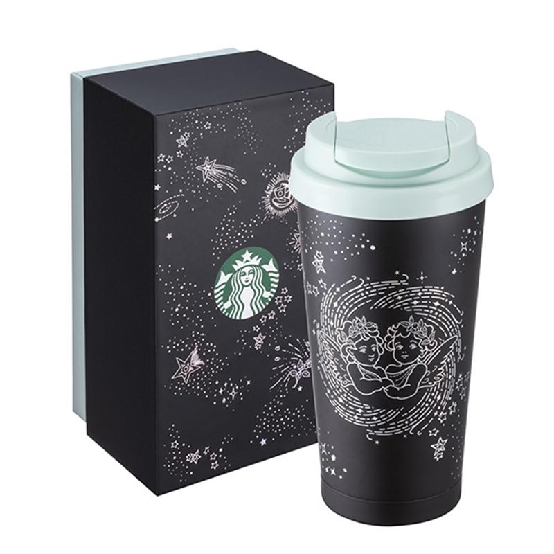 雙子星座不鏽鋼杯，1,480元。容量：473毫升。附有專屬禮盒。（星巴克提供）