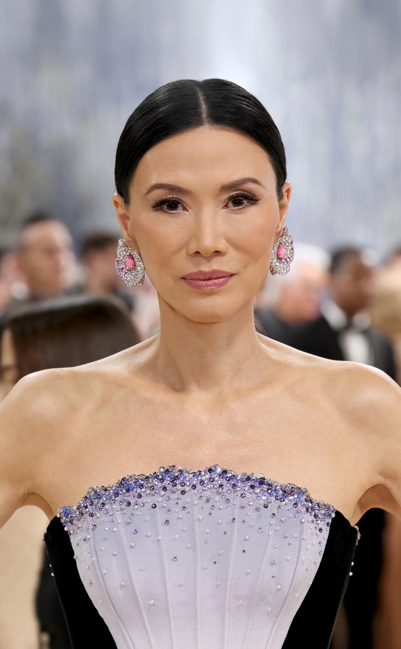 鄧文迪四度選戴CINDY CHAO The Art Jewel作品出席Met Gala。（CINDY CHAO The Art Jewel提供）