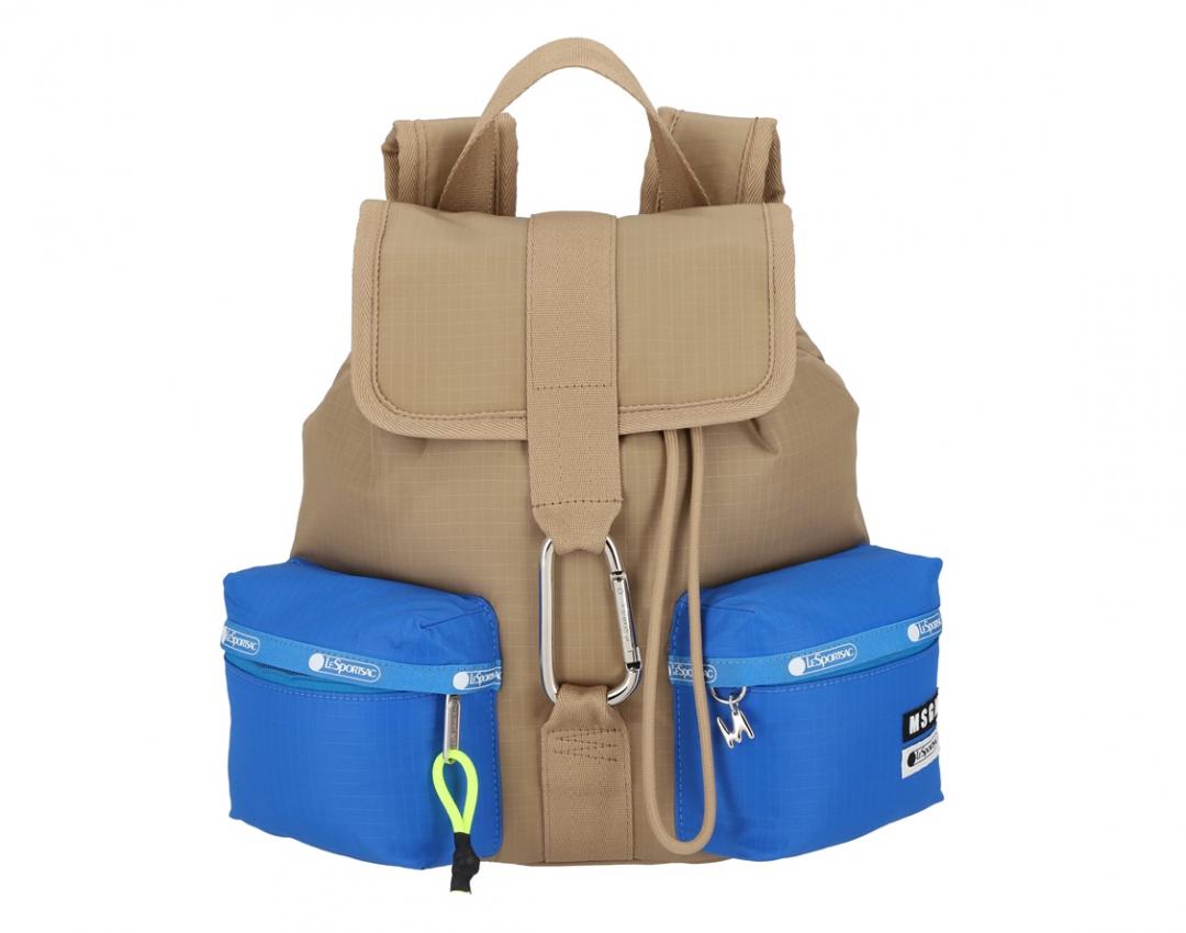 LeSportsac×MSGM聯名系列都會機能後背包，12,800元。