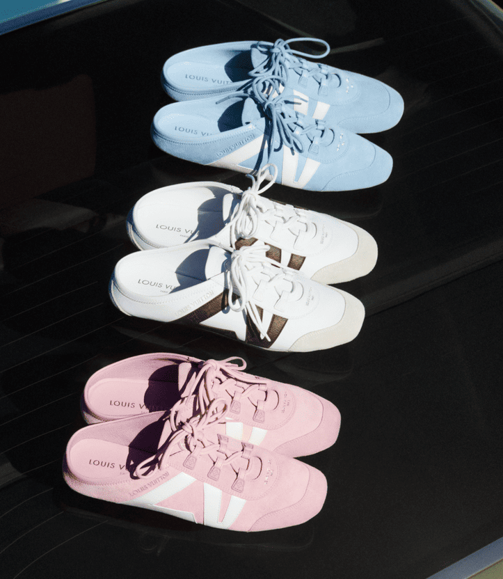 LOUIS VUITTON LV Sneakerina薄底露跟鞋，36,200元。