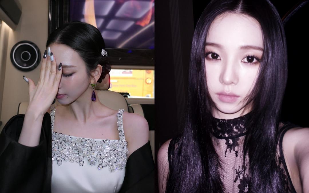 Karina分別在紅毯與After Party上以一黑一白兩款造型驚豔全場。