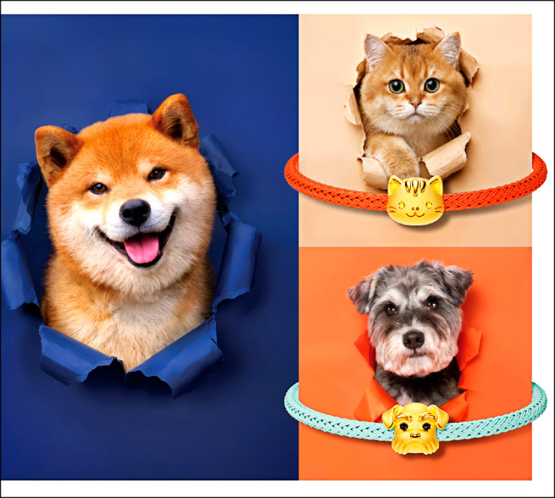 點睛品以毛小孩為主角推出全新Charme Pet系列。