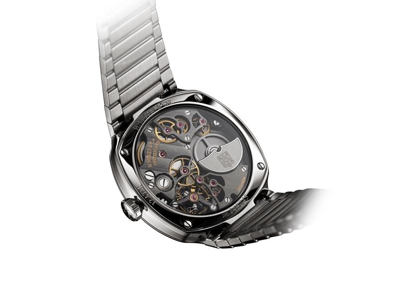 透視後底蓋可欣賞機芯運作。（H. Moser & Cie.提供）