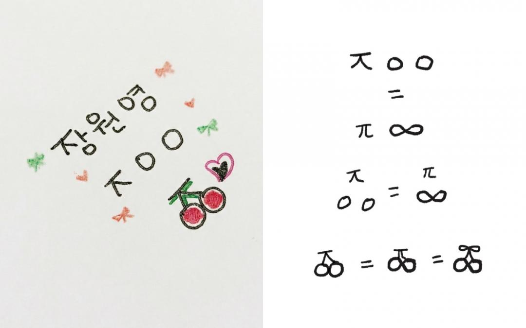 FOREVER CHERRY命名巧思，從張員瑛名字拆解重組而來。