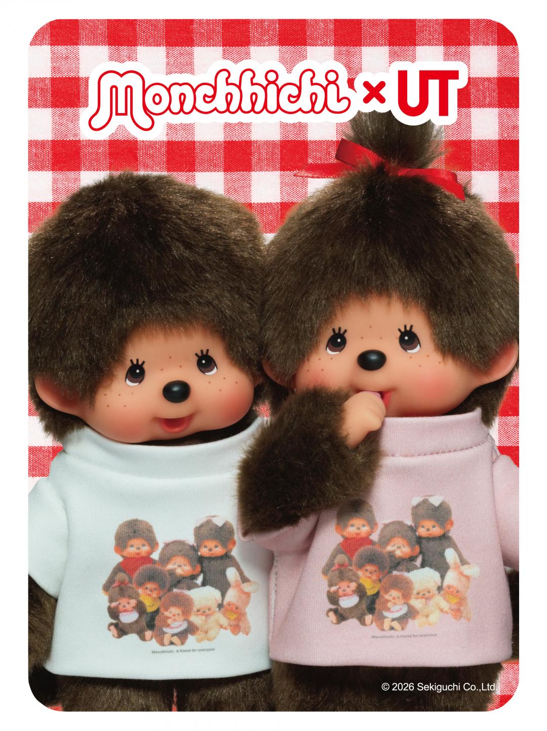 凡購買一件Monchhichi UT即可獲得乙張原創貼紙（數量有限，送完為止）。