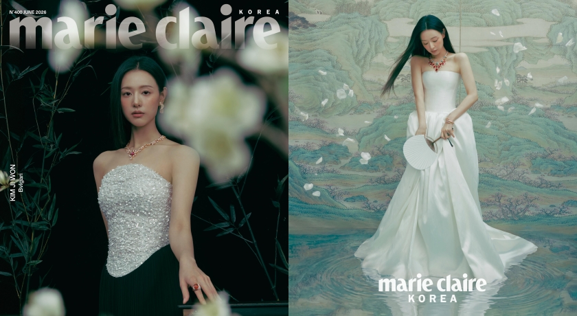 金智媛頭紗覆面美成博物館藝術品！《淚之女王》婚紗名場面再現