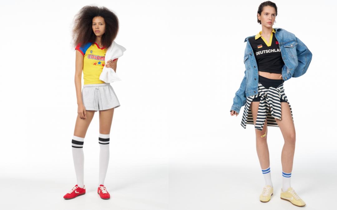 FIFA WORLD CUP™系列（左起）哥倫比亞V領T-SHIRT（NT$890）、德國合身POLO SHIRT（NT$990）。