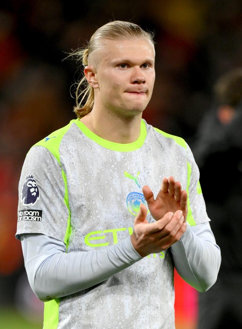 Erling Haaland。（歐新社）