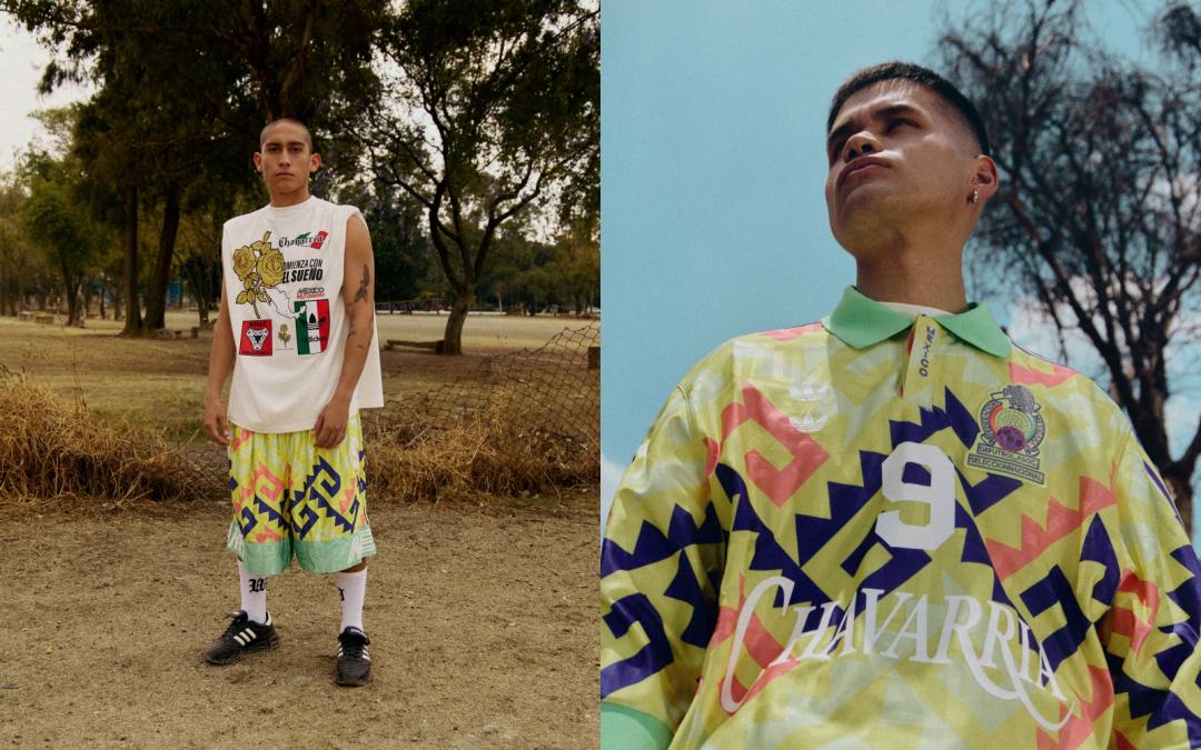 adidas Originals攜手Willy Chavarria以鮮明圖騰與寬鬆輪廓重塑足球文化，整體散發濃厚街頭風格。