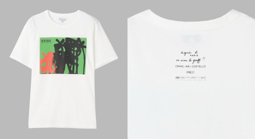 展場限定單品KRINK藝術家T恤，售價NT$2,980元。