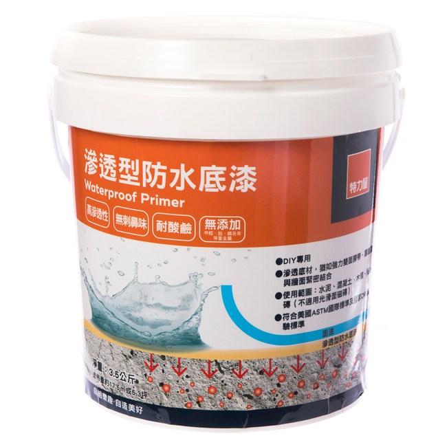 特力屋高滲透防水底漆3.5KG，590元。
