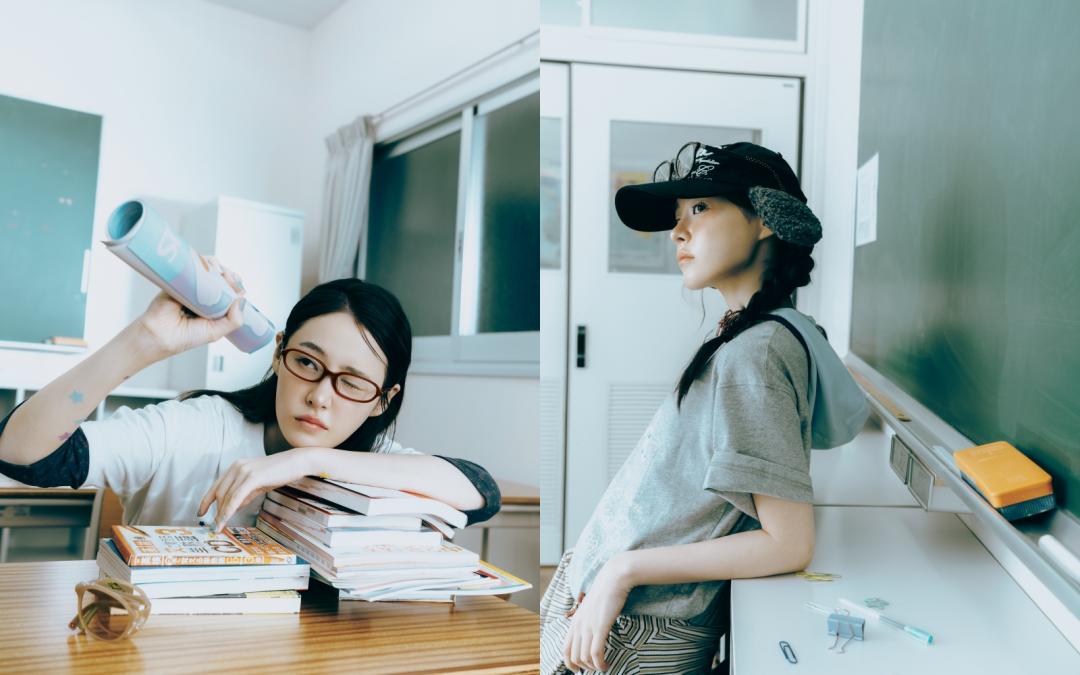KlassiC.Ｘaeae聯名系列，在服裝與帽款上加入巧思，能輕鬆掛放眼鏡。