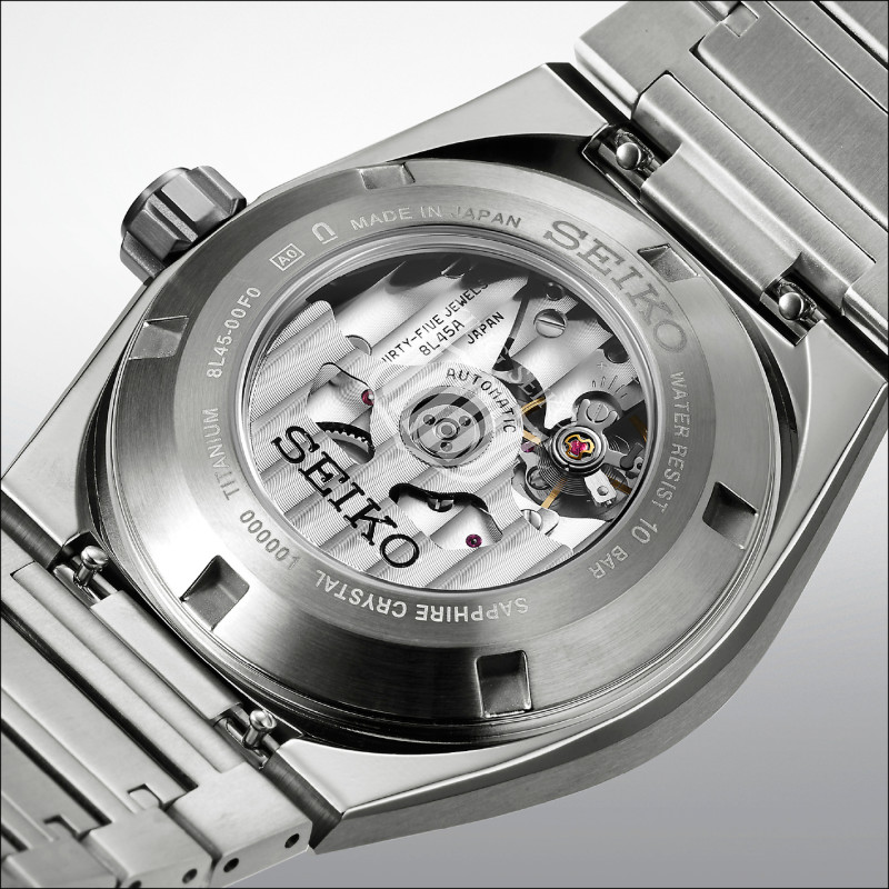 全新King Seiko VANAC系列腕錶搭載SEIKO最頂級8L45機械機芯，動力儲存72小時。