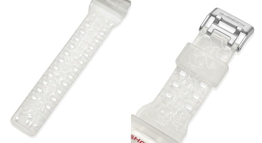 錶帶和扣環都點綴寶可夢圖案。