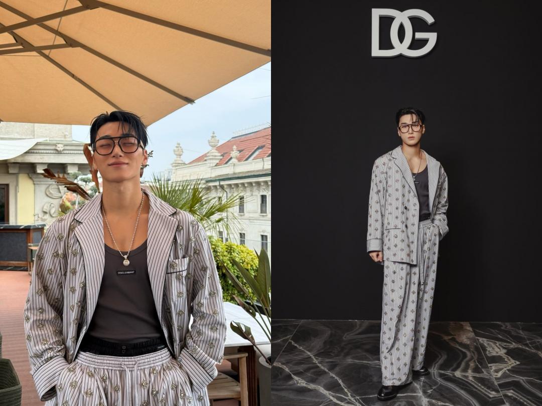 崔傘同時也是時尚圈寵兒，去年升格Dolce＆Gabbana全球品牌大使。