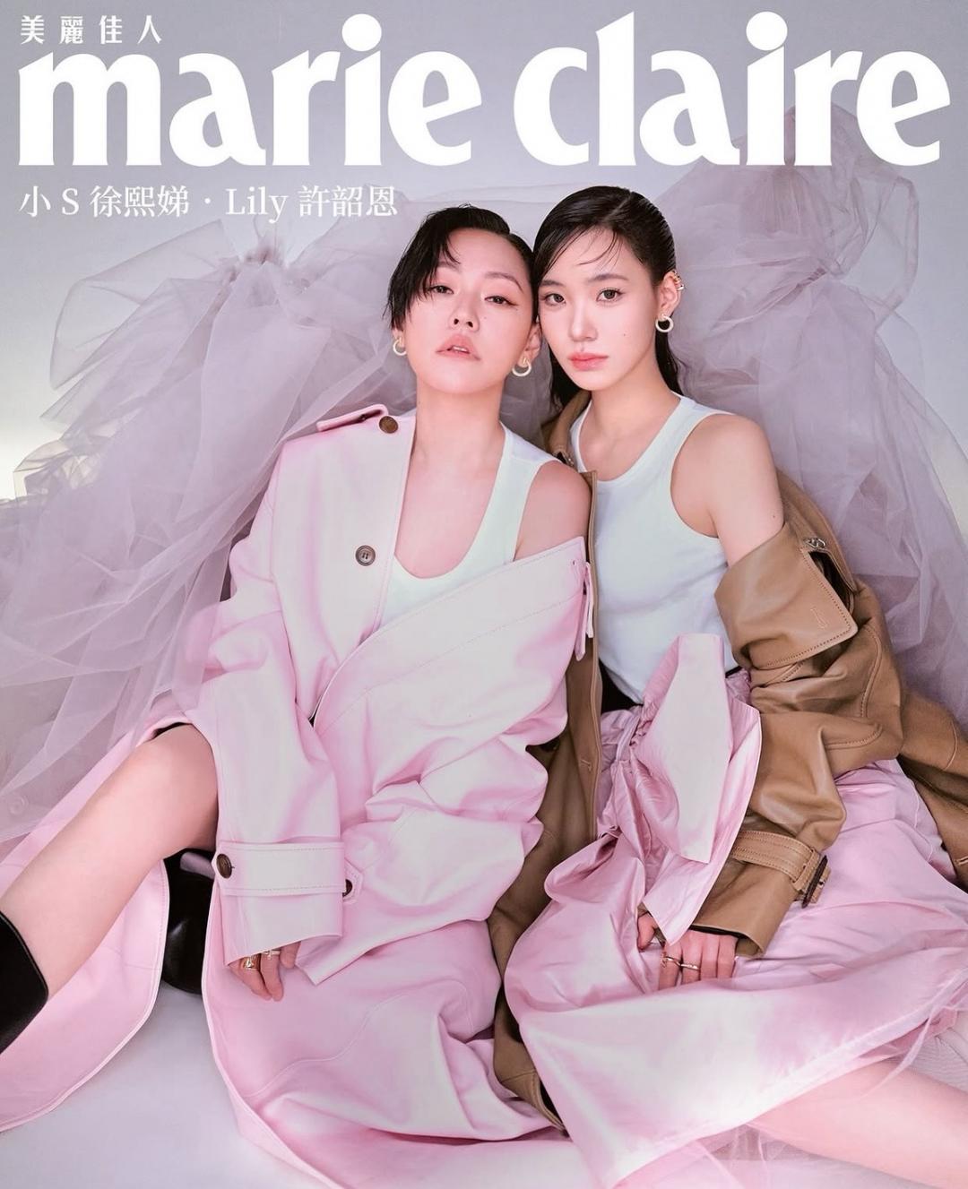 小S(左)和Lily同框如姊妹。(翻攝自IG，以下同)