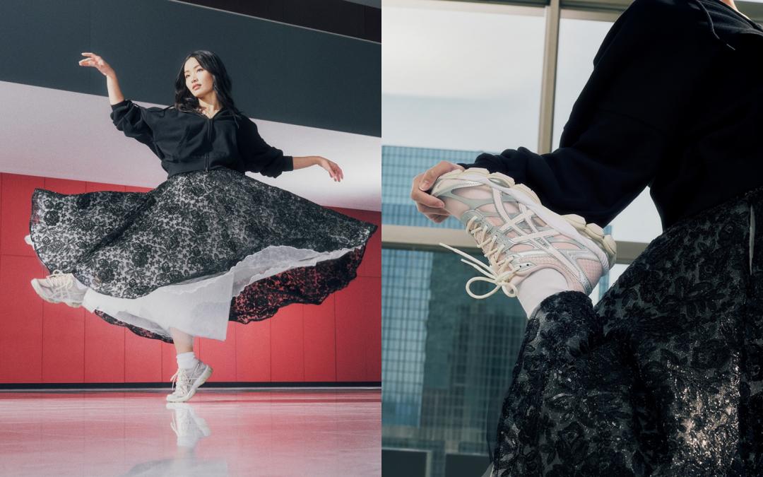 擁有深厚舞蹈底子的澤井杏奈，在廣告中翩然起舞，凹腳、旋轉全都難不倒她。