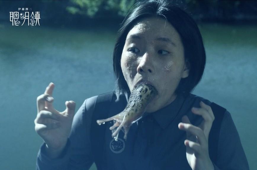 Elly神還原伊藤潤二作品中的驚悚氛圍，演技獲得網友好評。（翻攝自instagram）