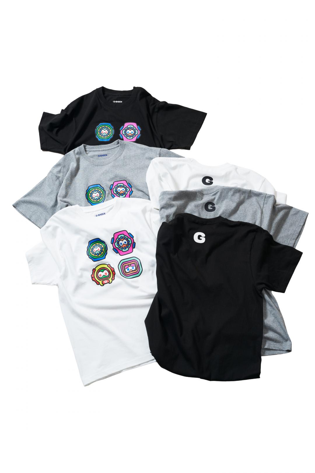 G-SHOCK x NIGO T-shirt，各1,850元。