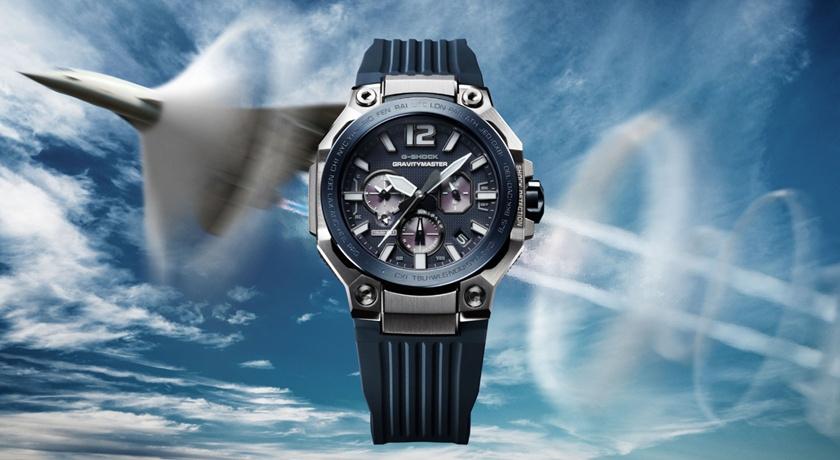 G-SHOCK把噴射機變手錶!雙層中空錶殼搭升級版機芯 偵測磁場自動校正