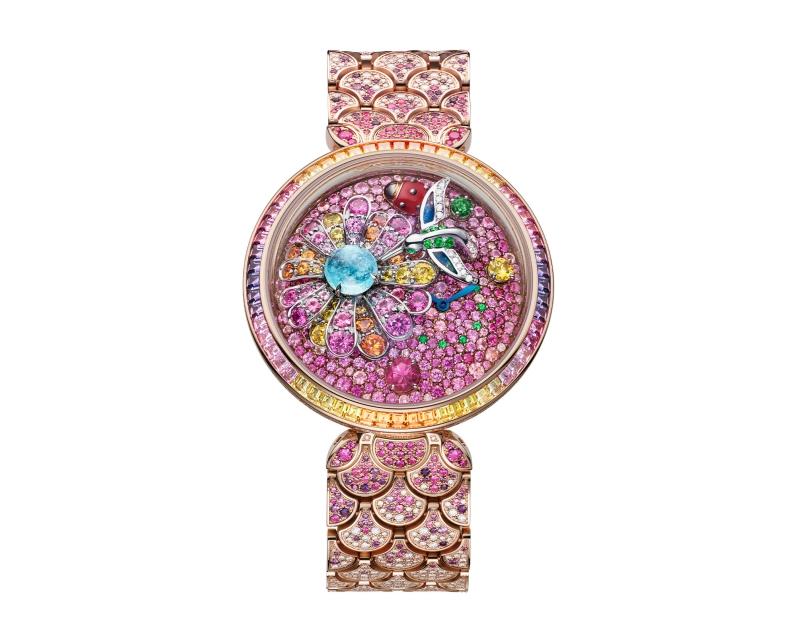BVLGARI Il Giardino Diva花園綺境頂級珠寶腕錶。（BVLGARI提供）