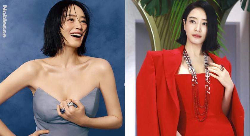 55歲影後複製Jennie造型竟無違和感!大秀黑絲襪極品美腿 嫩妹也認輸