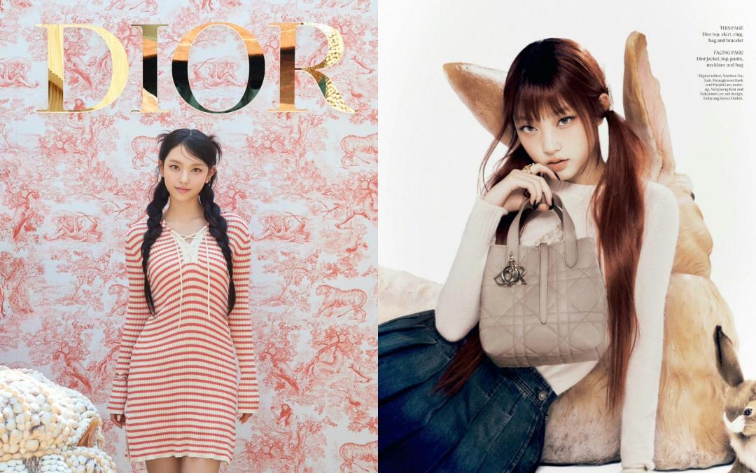 16歲就成為Dior全球品牌大使的Haerin，是外界公認的「Dior小公主」。