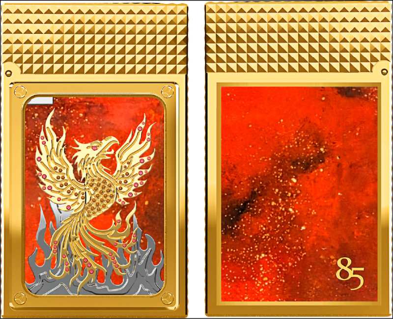 S.T.Dupont 85th Anniversary打火機，限量85件，每件1,200,000元。