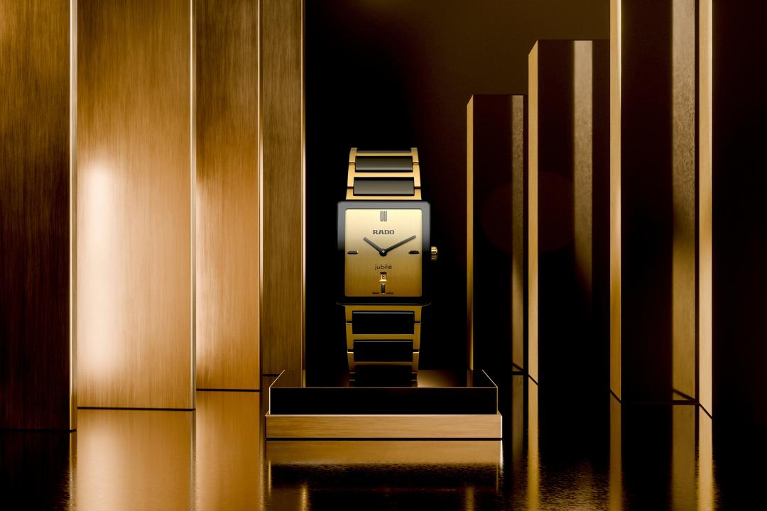 RADO INTEGRAL精密陶瓷系列40週年限量錶，台北101獨家販售，117,500元。（RADO提供，以下同）