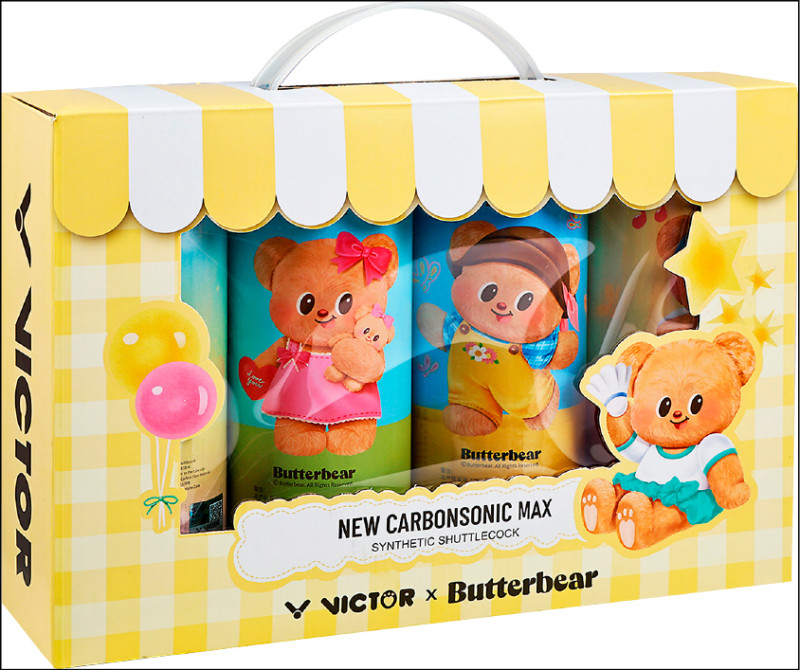VICTOR×Butterbear聯名系列人造球禮盒，1,000元。